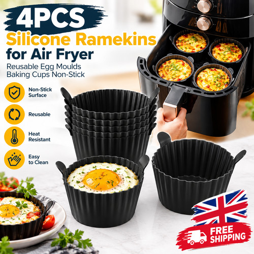 4pcs silicone ramekins - 4pcs, air