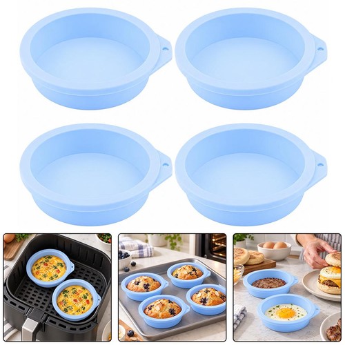 4pcs round silicone - 4pcs,