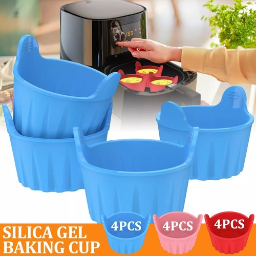 4pcs silicone egg poacher - uk,