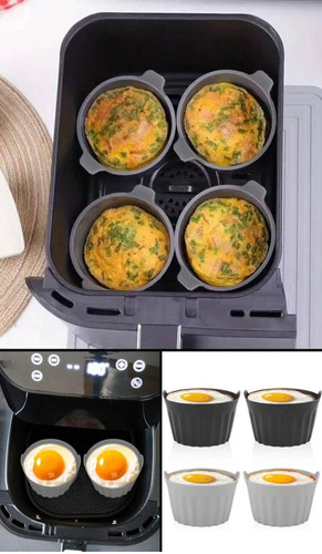 4pcs silicone ramekins for - silicone, air